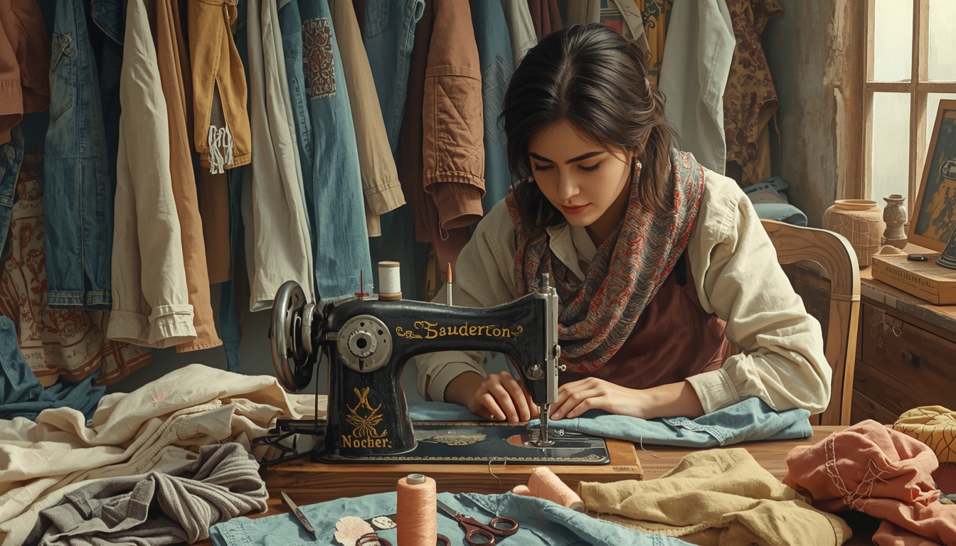 Reparation av plagg Grexalonvloxarin